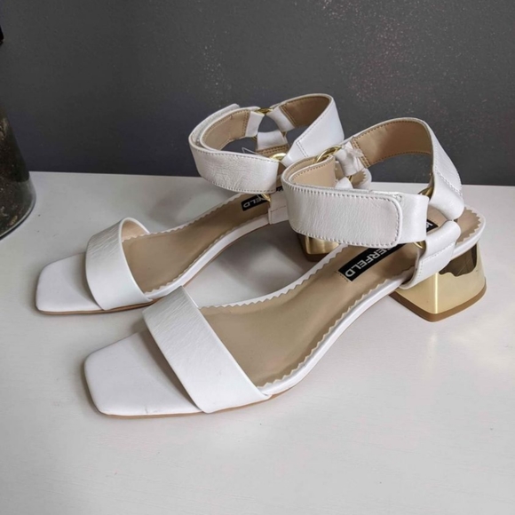Karl Lagerfeld Square toe sandal - Picture 1 of 7